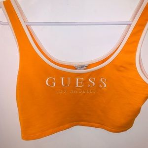 Orange Guess Tank Top